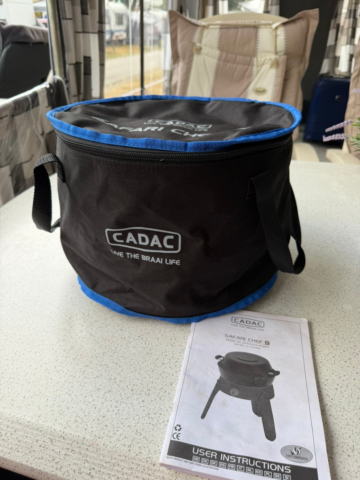 Cadac barbeque, Ophalen, Zo goed als nieuw