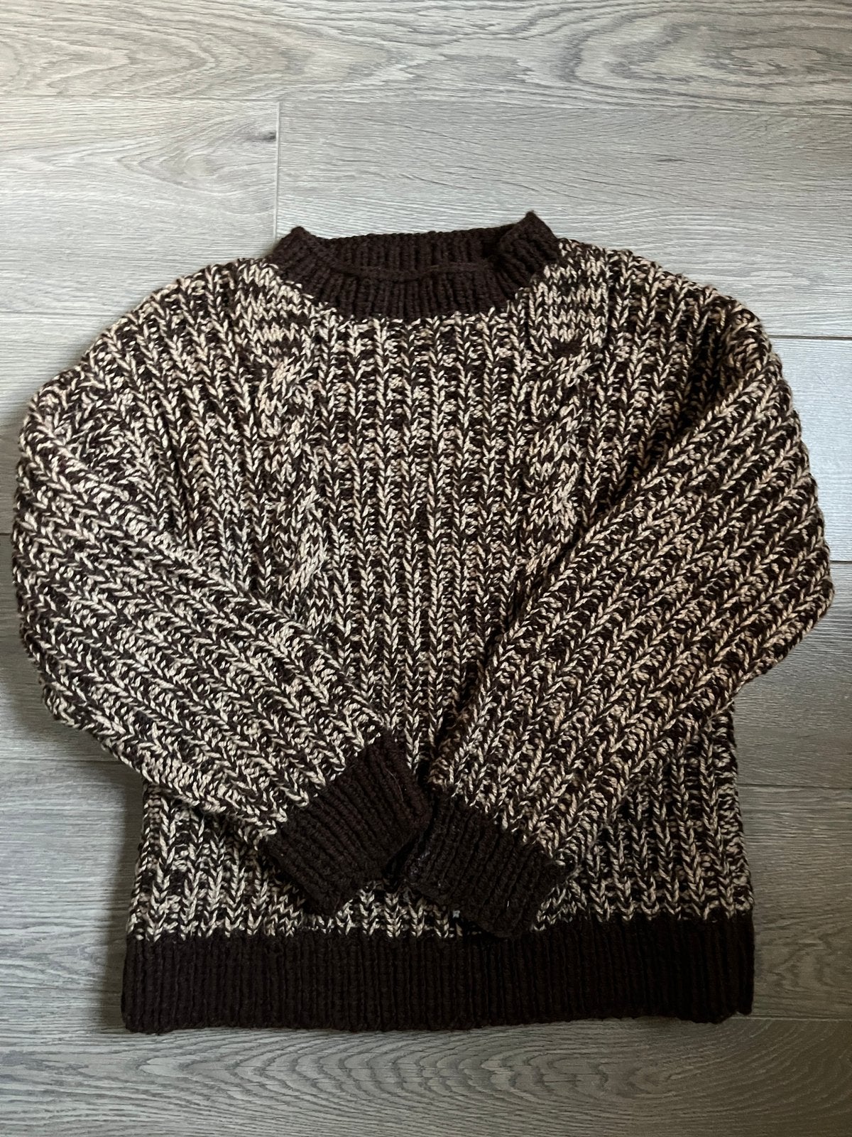 Gebreeën trui, Kleding | Dames, Truien en Vesten, Ophalen, Gedragen, Bruin