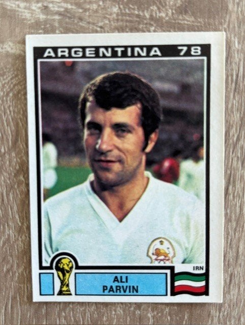 Panini Argentina 78 Sticker n 286 Ali Parvin, Enlèvement ou Envoi, Comme neuf, Autocollant