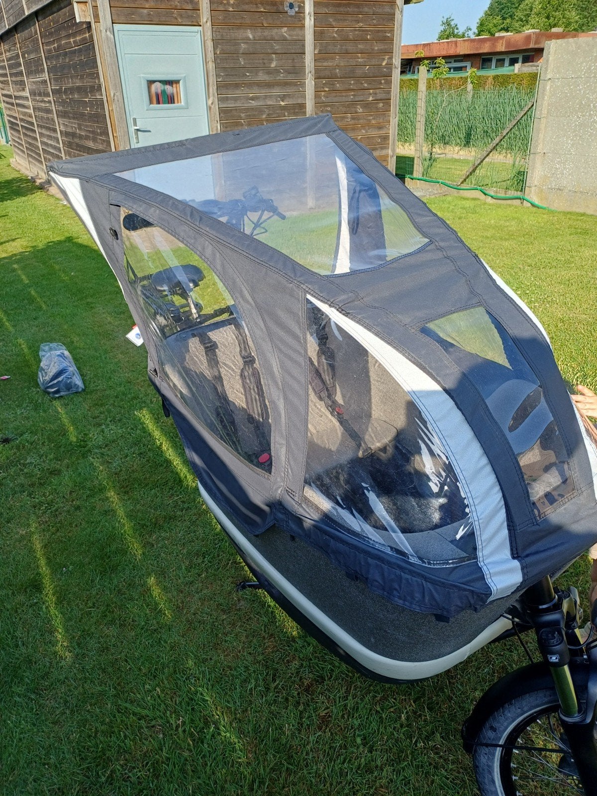 Bakfiets gazelle makki performance line plus, Comme neuf, Enlèvement, Bâche, Gazelle
