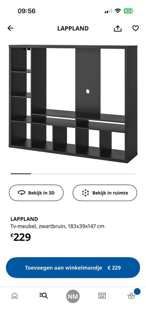 Tv kast ikea, Ophalen, Gebruikt