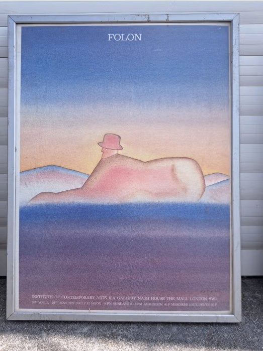 Lithographie de jean michel folon, Antiek en Kunst, Ophalen of Verzenden, Lithografie