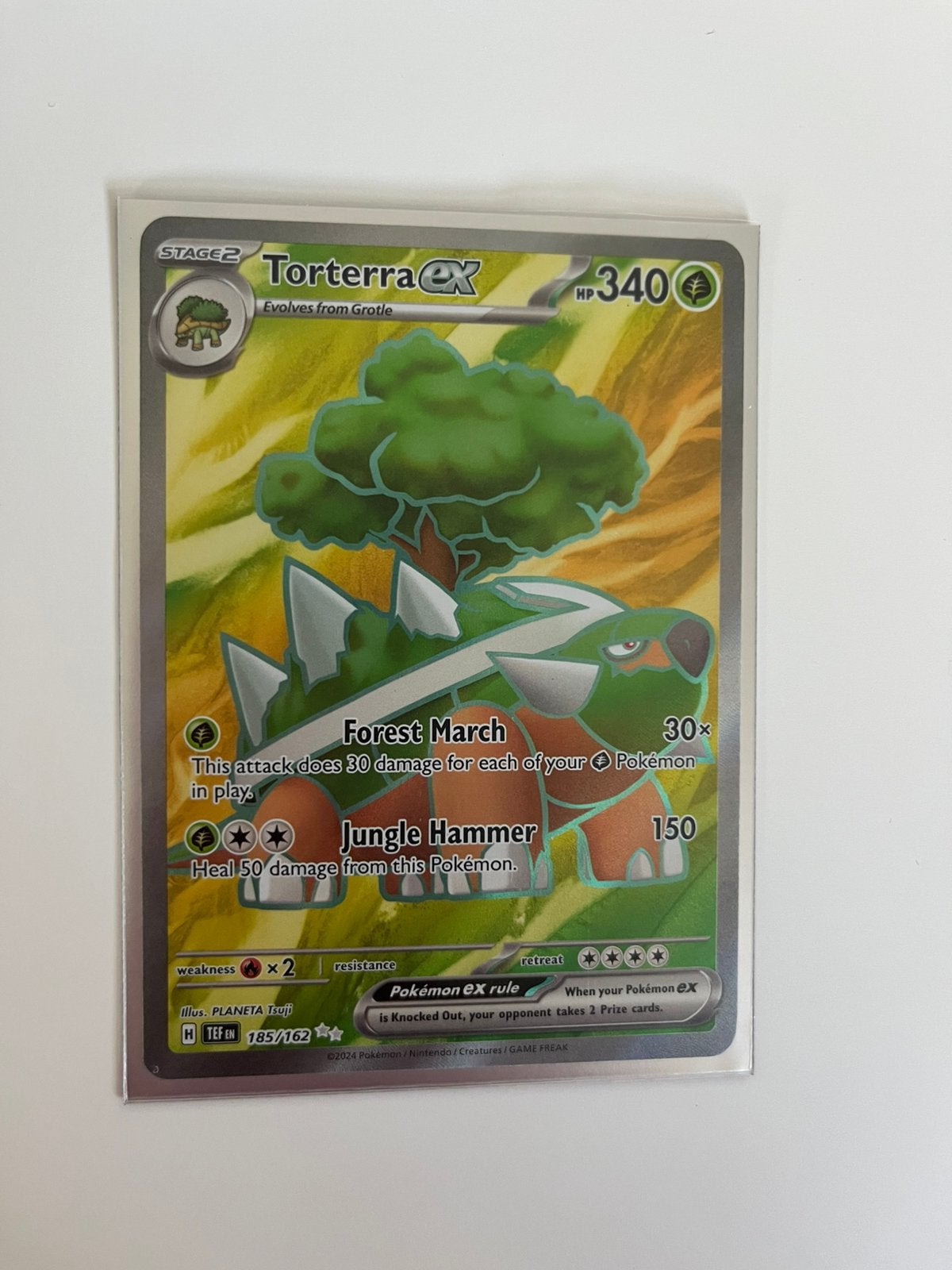 Pokémonkaart Torterra ex, Ophalen of Verzenden, Nieuw, Losse kaart