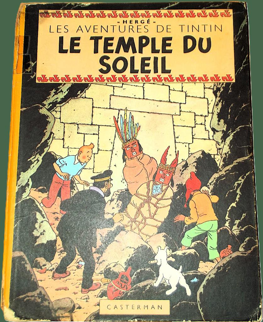 TINTIN/eo : Le Temple du Soleil, Eén stripboek, Ophalen of Verzenden, Gelezen, HERGE