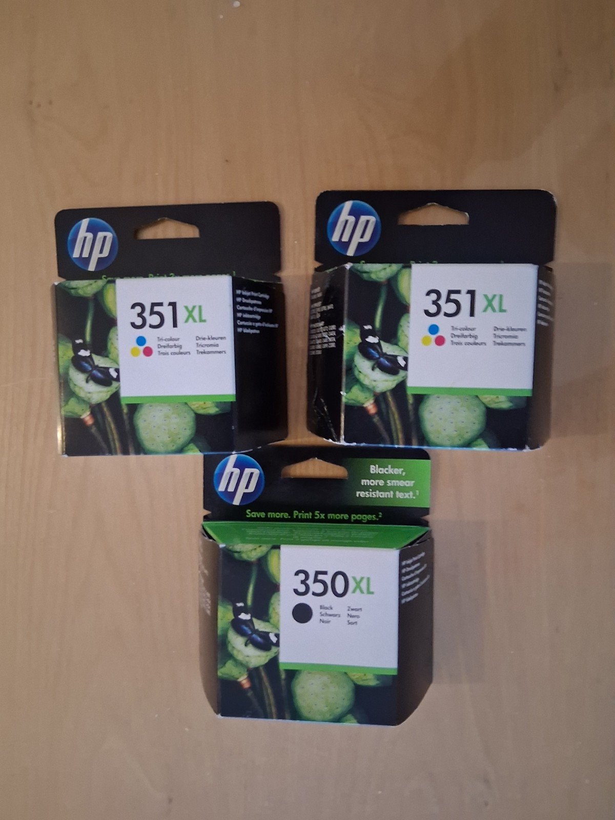 HP 350XL + 351XL originele high-capacity inktcartridges, Ophalen of Verzenden, Nieuw, Cartridge, HP