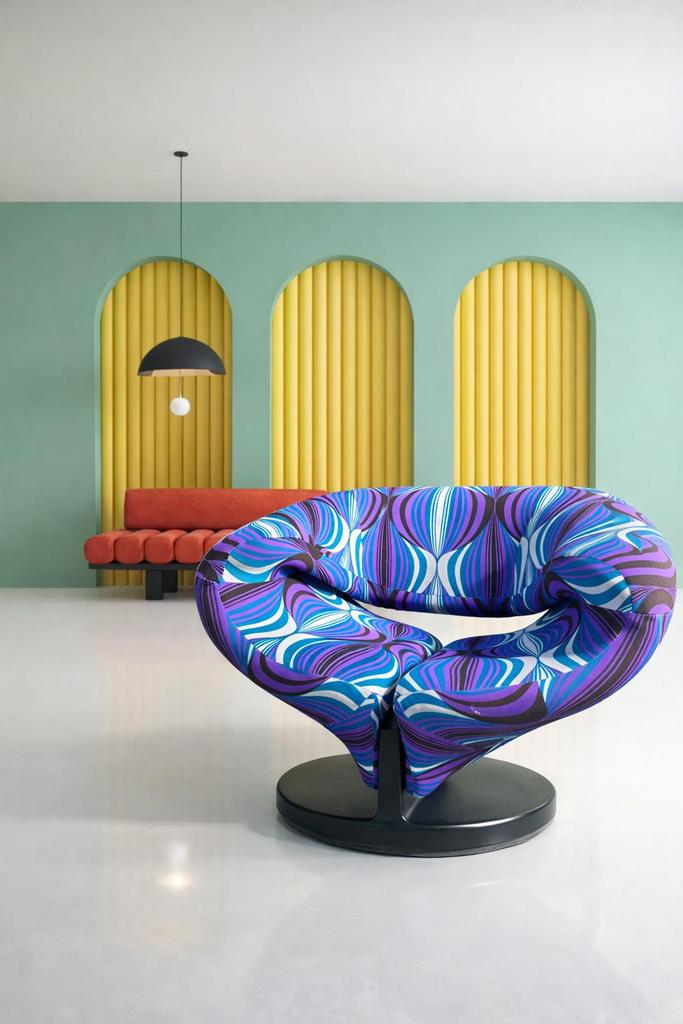 Fauteuil Space-Age dans le style Ribbon de Pierre Paulin, Enlèvement