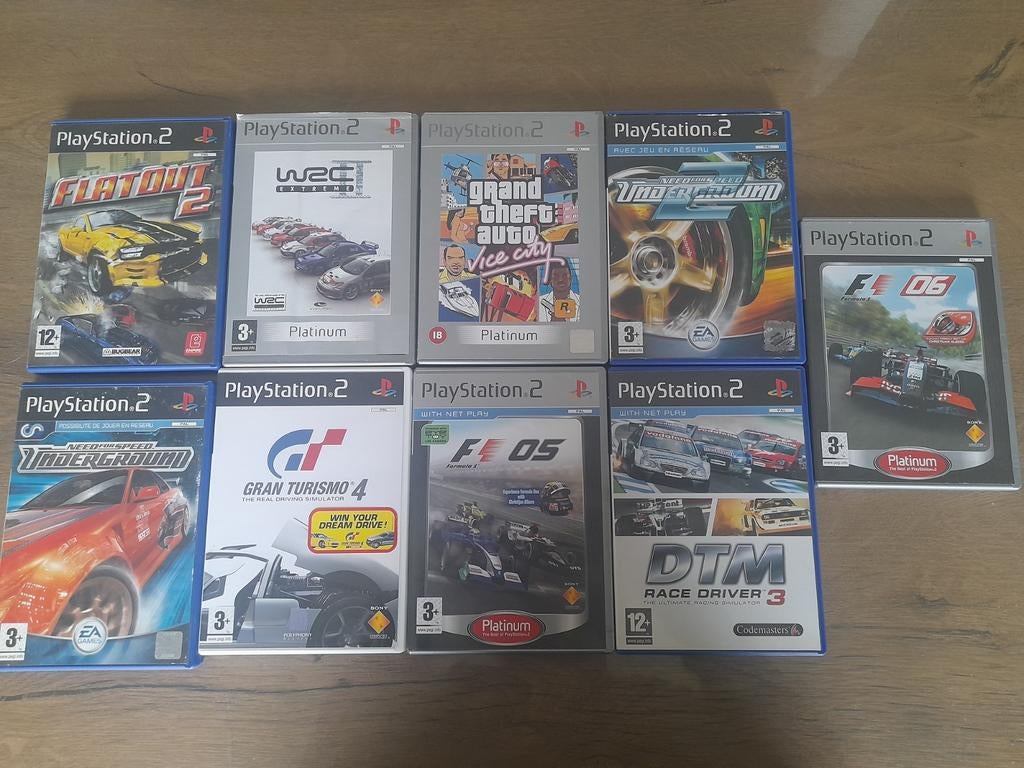 Lot de jeux PlayStation 2, Enlèvement