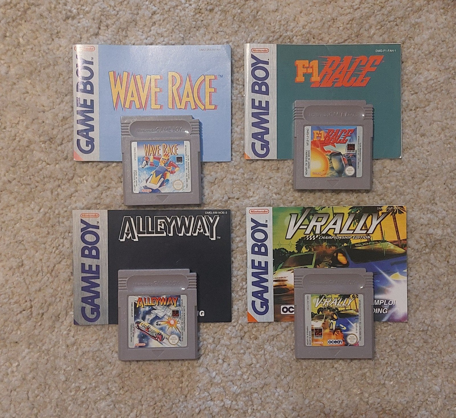 4x jeux Nintendo Game Boy + manuel - Gameboy, Consoles de jeu & Jeux vidéo, Enlèvement ou Envoi, Comme neuf