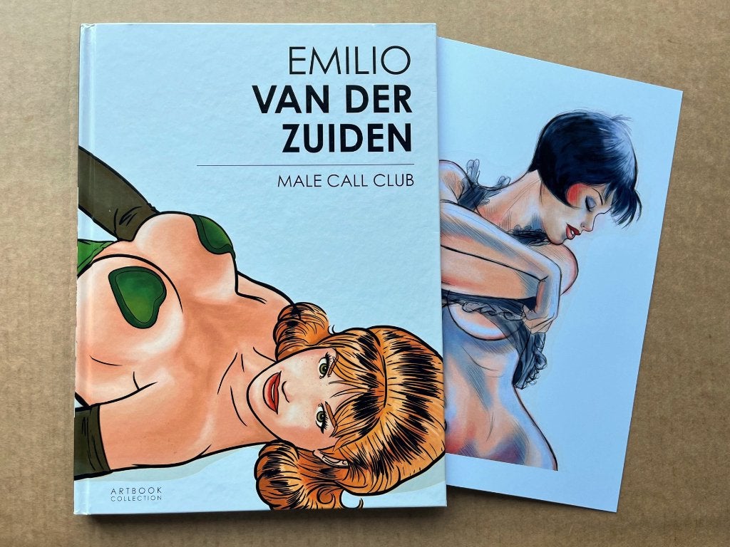Male Call Club - Art Book - Van Der Zuiden - 2018 - Paquet, Envoi