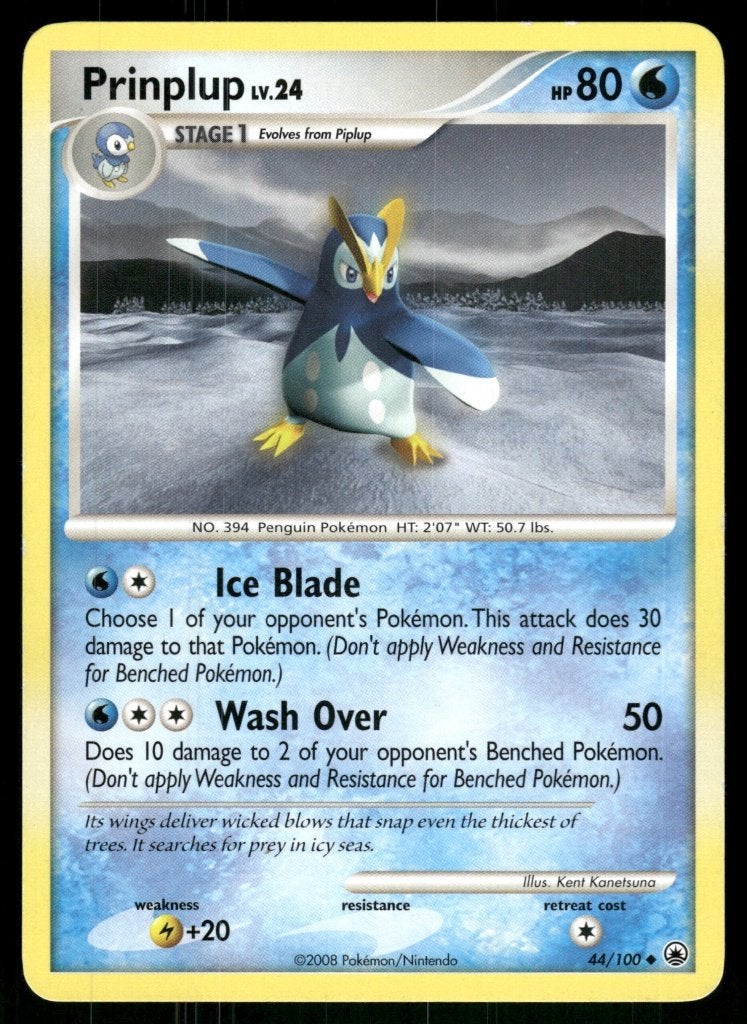 Prinplup 44/100 - Majestic Dawn, Verzenden, Gebruikt