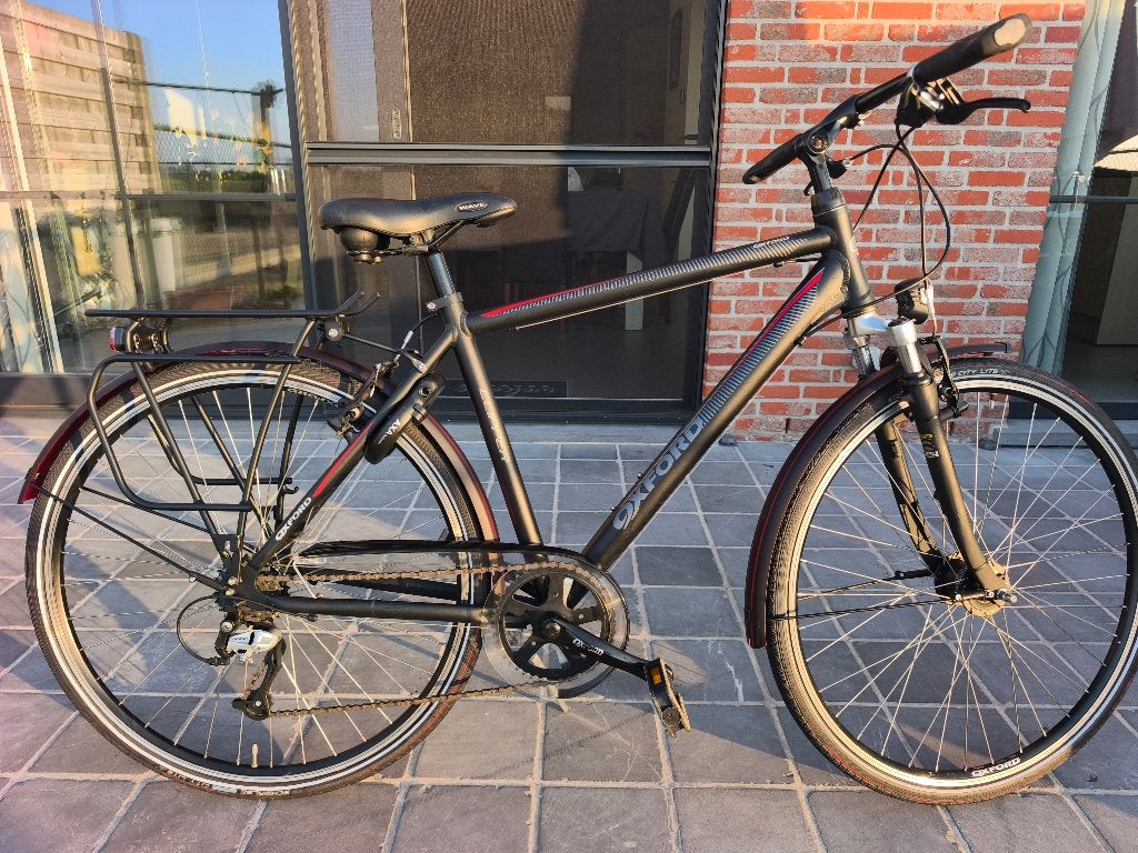 herenfiets "Oxford Clipper" in mooie staat., Fietsen en Brommers, Ophalen, Gebruikt, Velgrem, Versnellingen