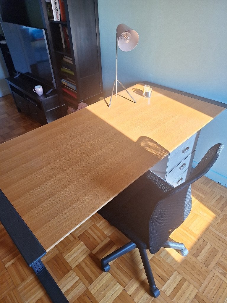Bureau, Ophalen, 80 cm, 160 cm, Hout