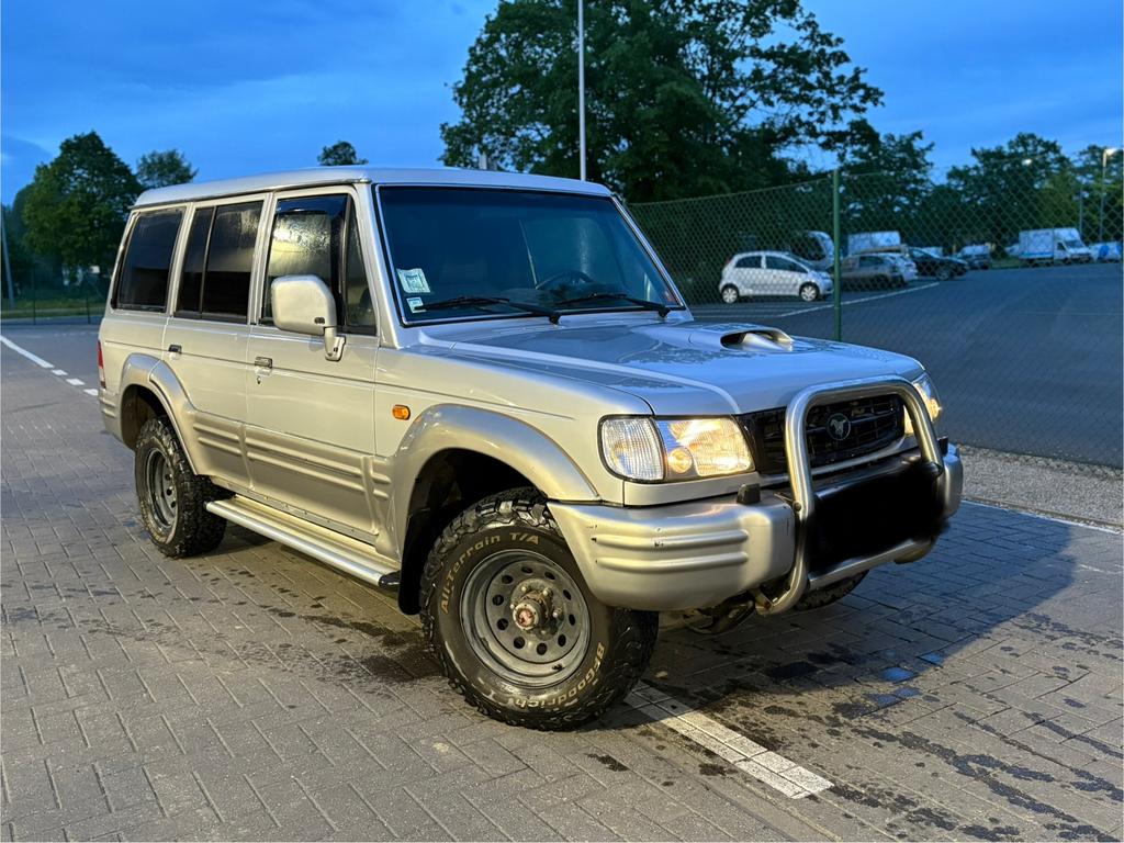 Hyundai Galloper 2.5 TDI * 4X4 *uniek* airco* lichte vracht, Auto's, Bestelwagens en Lichte vracht, Particulier, 4x4, Galloper
