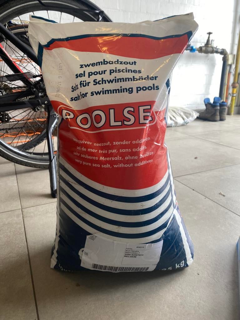 Zwembadzout 25 kg Poolsel, Ophalen, Nieuw