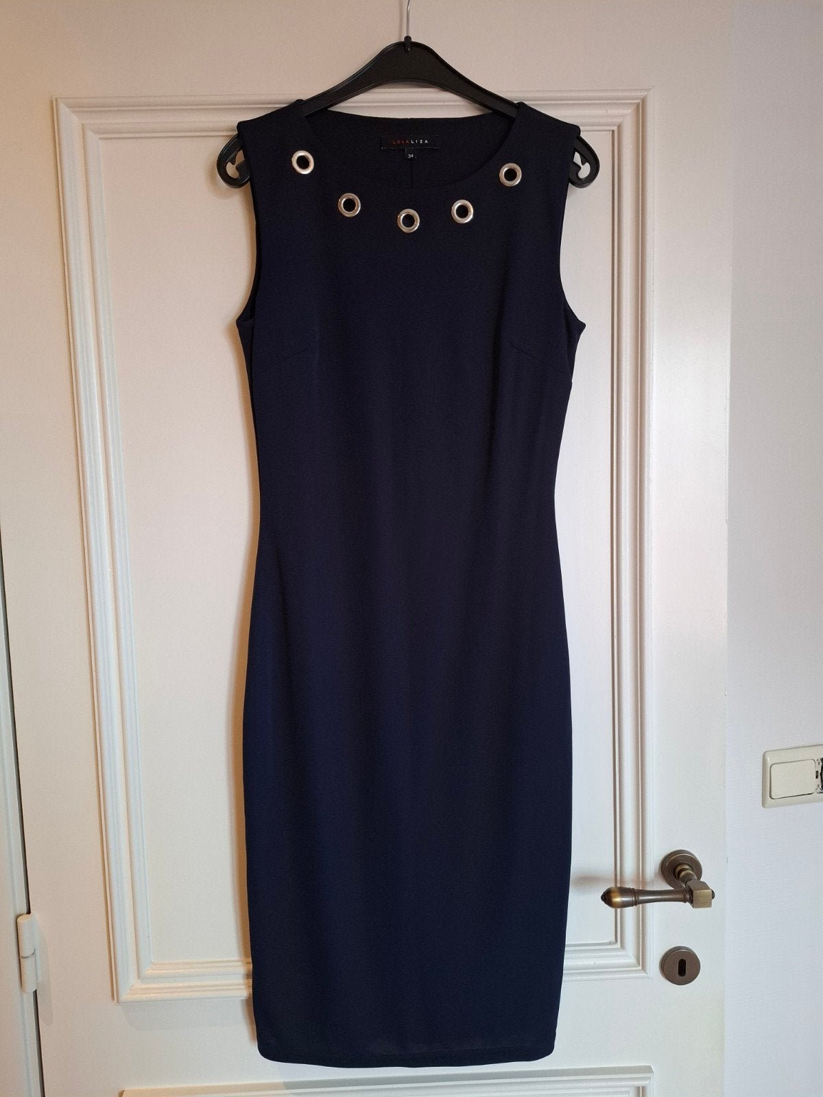 toffe Donkerblauwe jurk, Kleding | Dames, Ophalen of Verzenden, Zo goed als nieuw, Maat 34 (XS) of kleiner, Blauw