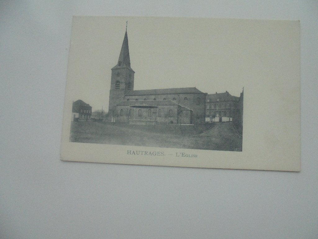 hautrages-l'église, Envoi, Avant 1920, Non affranchie, Hainaut