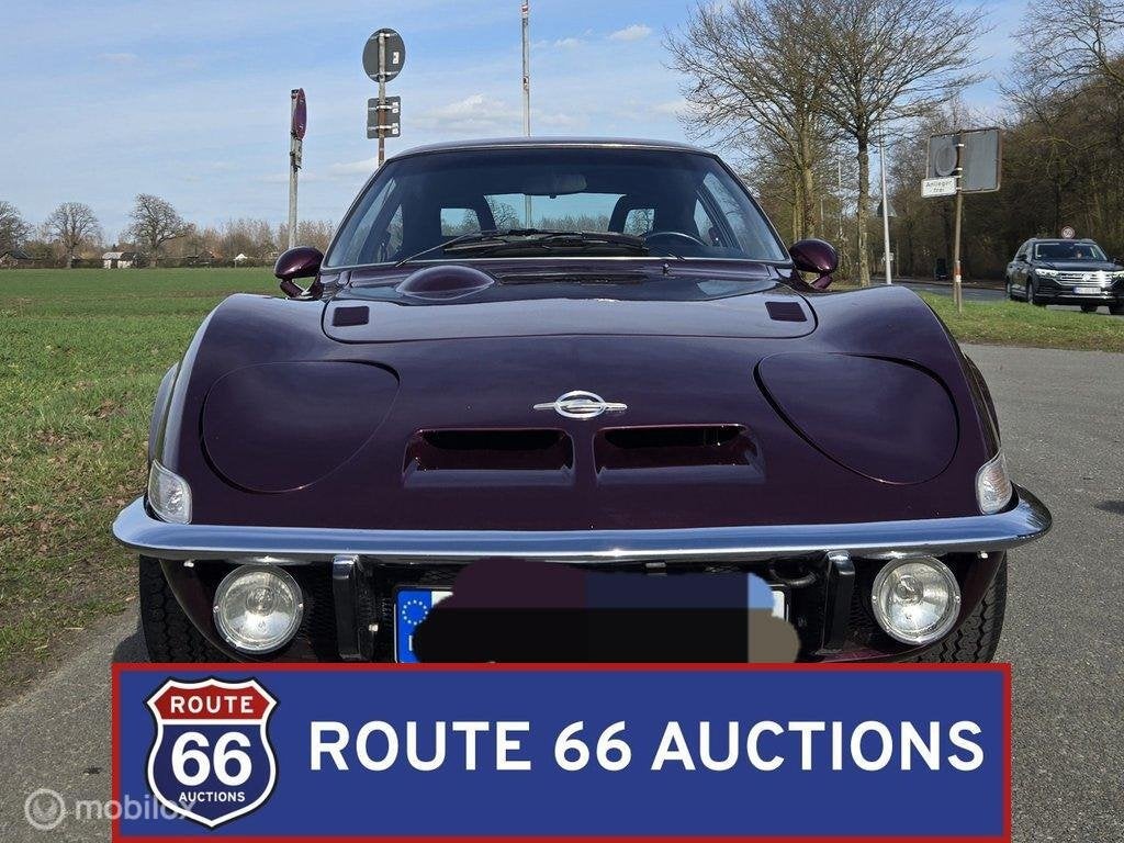 Opel GT | 1973 | Route 66 Auctions, Autos, Oldtimers & Ancêtres, Achat, Entreprise, Boîte manuelle, Autre carrosserie