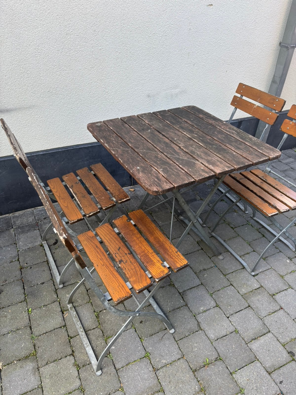 Mobilier de jardin ou de terrasse, Salons de jardin, Utilisé, Bois, Enlèvement