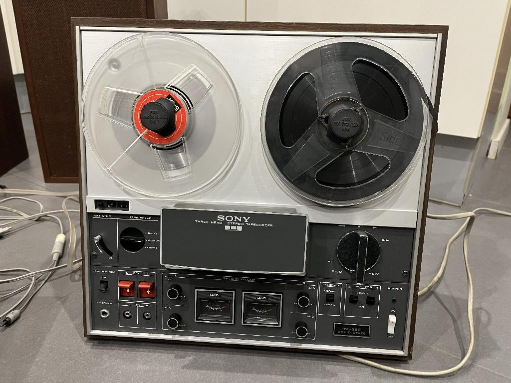 Sony TC-366 Solid State-tapedrive uit de jaren zeventig, Ophalen of Verzenden, Bandrecorder, Met banden