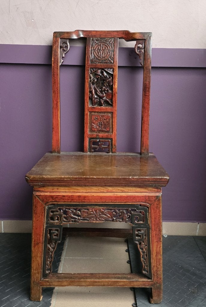 chinese antieke stoel, Antiek en Kunst, Ophalen