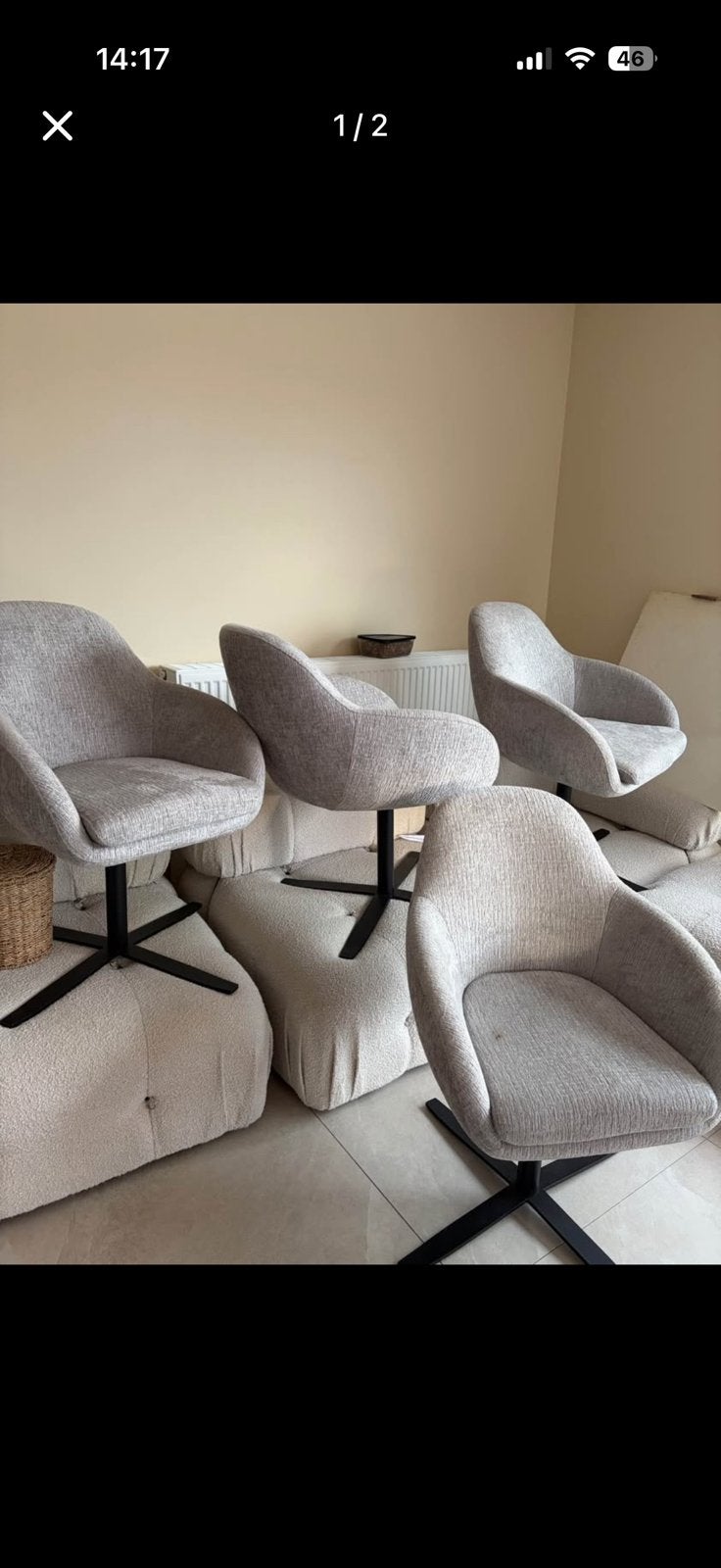 chaises de table à manger, Enlèvement, Comme neuf