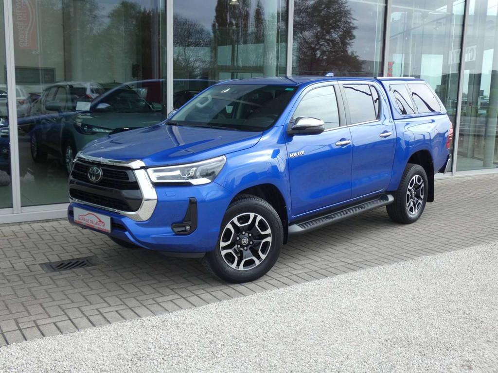 Toyota Hilux 2.8 Autom LOUNGE *38388+BTW* +LEDER +ZETELVERWA, Automaat, 4 deurs, Gebruikt, 4 cilinders