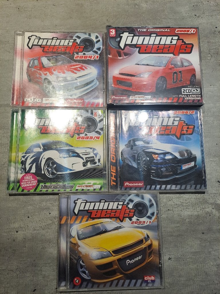 Lot 5 CD Tuning Beats – 2003 / 2004 / 2006 / 2008, Cd's en Dvd's, Ophalen, Gebruikt, Album