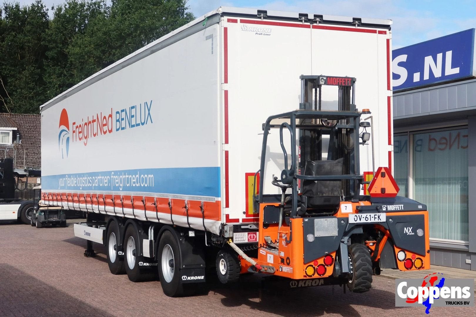 Krone N/A SD + kooiaap + stuur as, Bedrijf, Te koop, Aanhangers en Opleggers