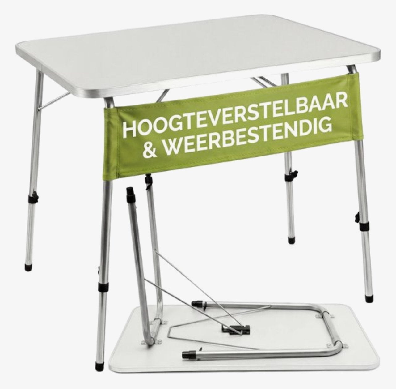 Kampeertafel 80x55cm in hoogte verstelbaar, Caravans en Kamperen, Kampeermeubelen, Ophalen, Nieuw, Campingtafel