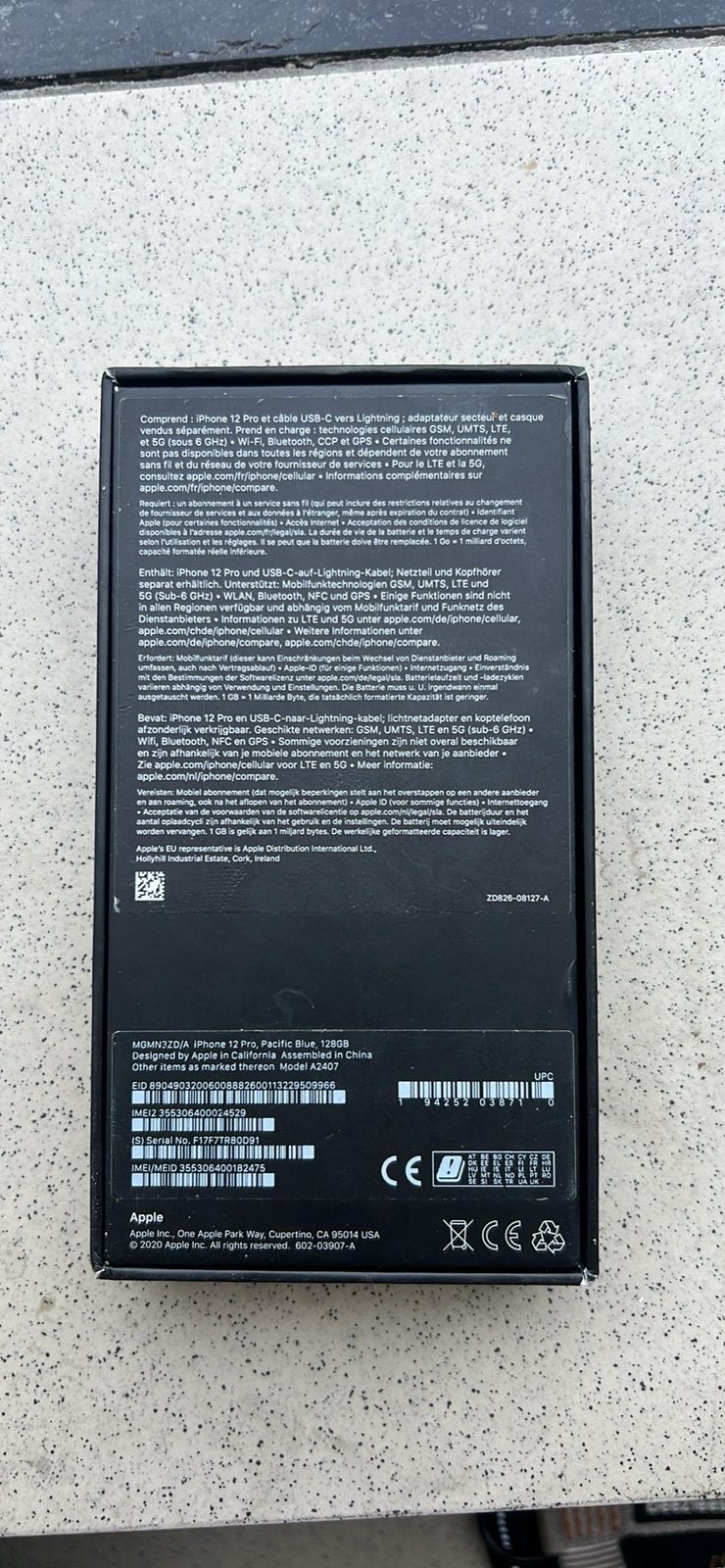 Iphone 12 Pro Max blauw, Telecommunicatie, Mobiele telefoons | Batterijen en Accu's, Ophalen, Zo goed als nieuw