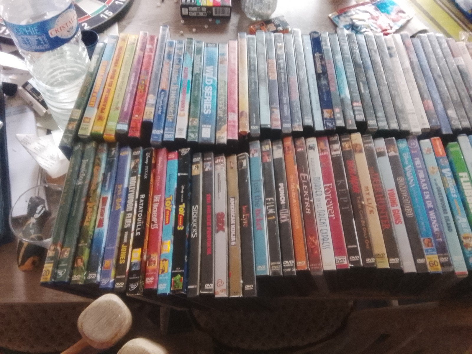 heel groot lot van dvd's van kinder tot gevarieerd, Ophalen