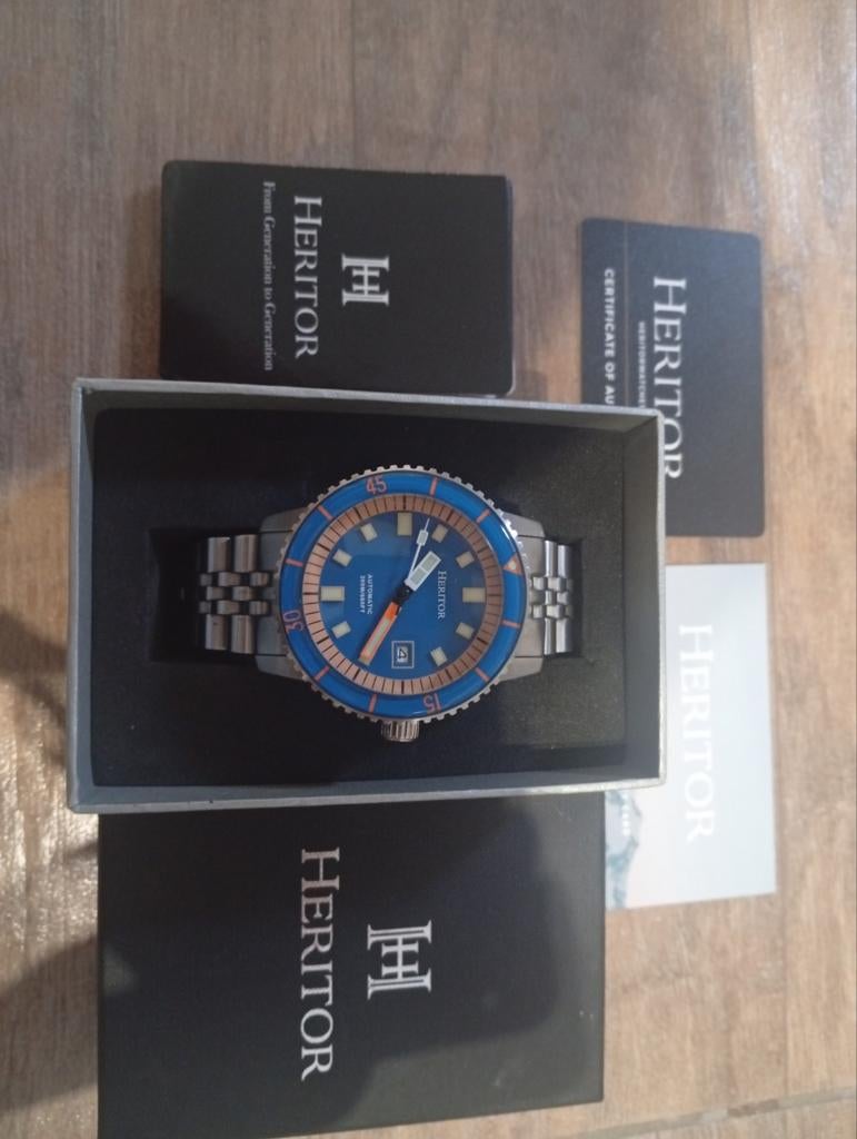 Heritor Edgard Automatic Watch – 700€ Value – NOW ONLY 450€, Bijoux, Sacs & Beauté, Montres | Hommes, Enlèvement ou Envoi, Comme neuf