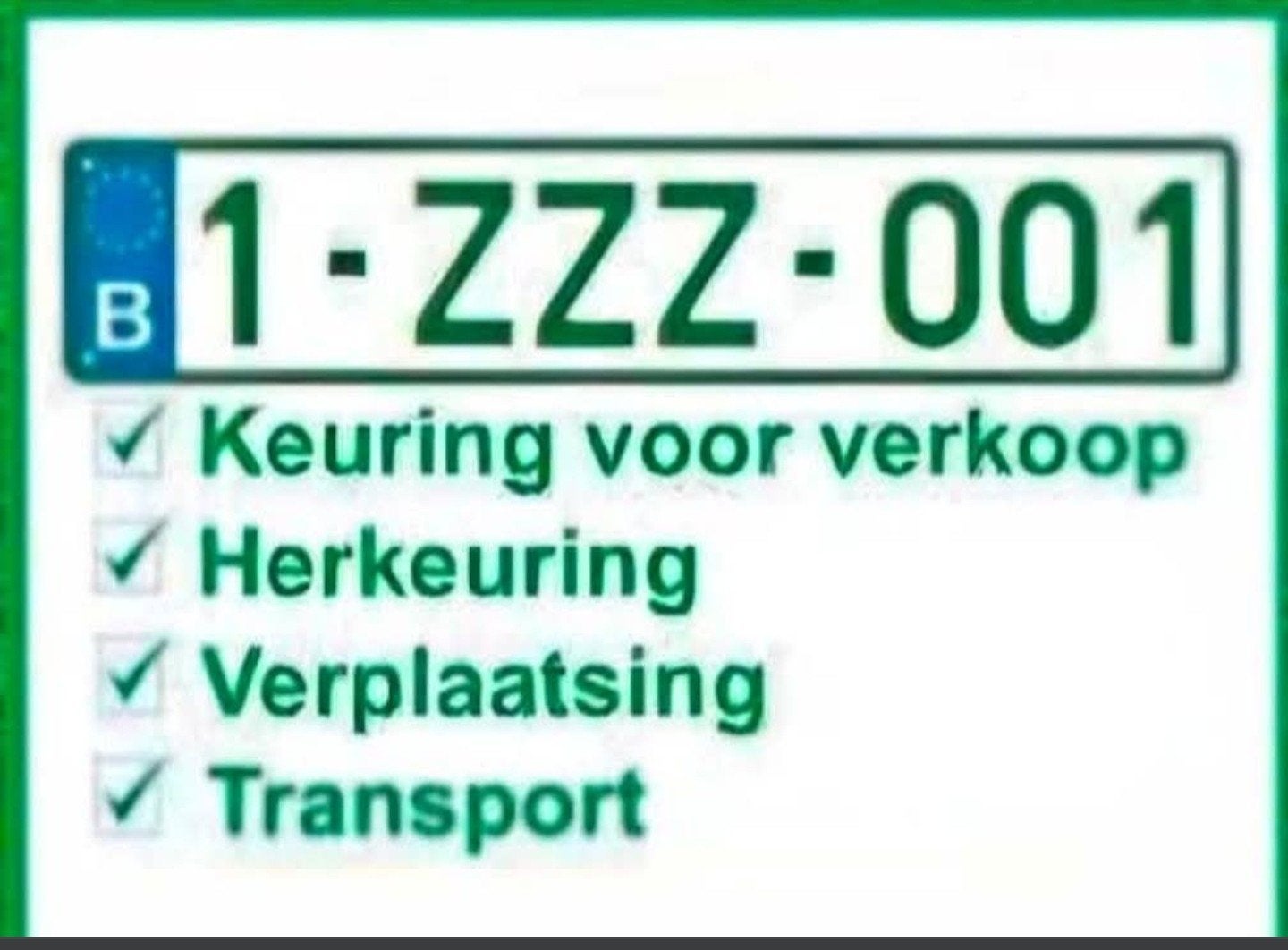 Keuring&Verplaatsing auto s met Z-platen ACETCARS, Enlèvement ou Envoi