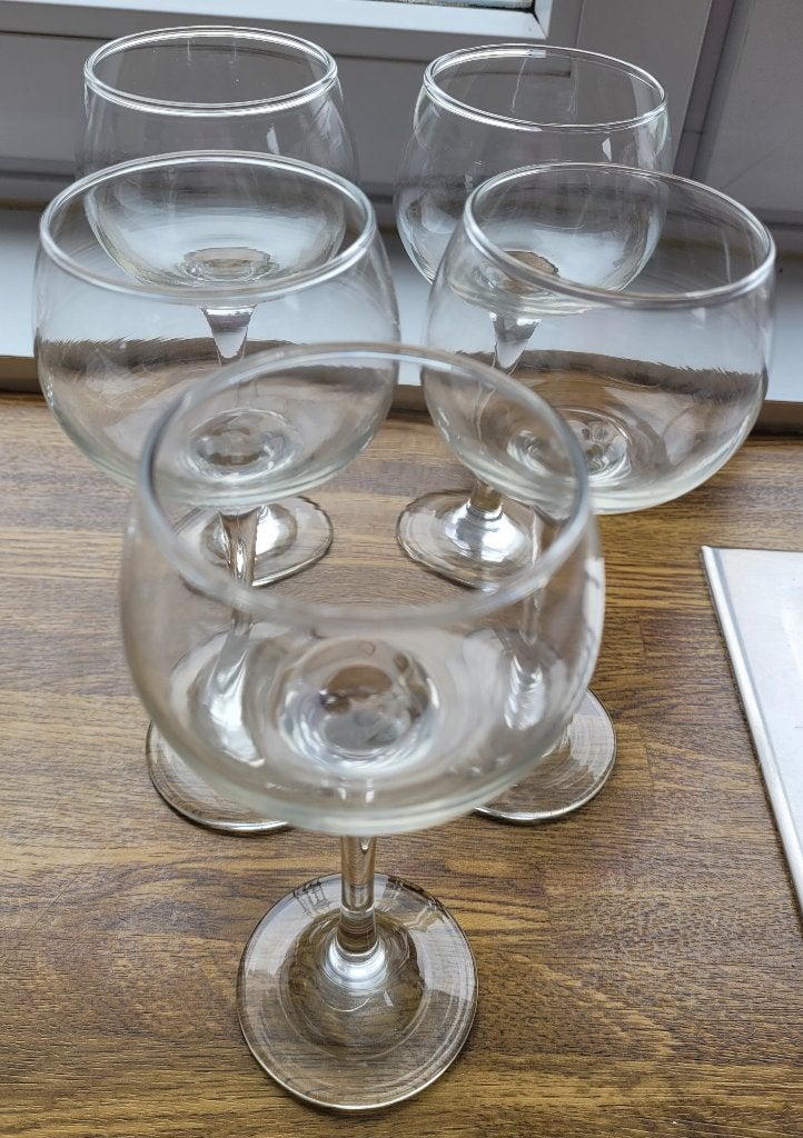 Lot de 5 verres à vin en bel état., Collections, Enlèvement ou Envoi