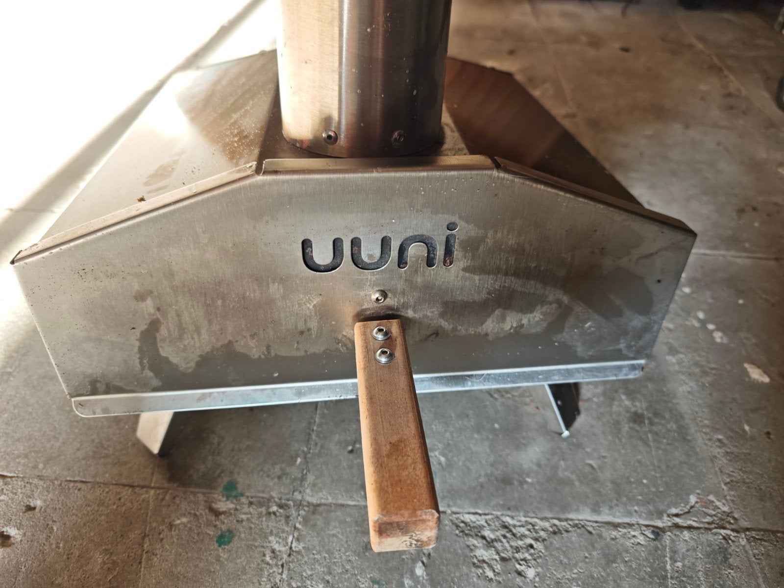 uuni pizzaoven met houtpellets en pizzaschep, Tuin en Terras, Ophalen, Gebruikt