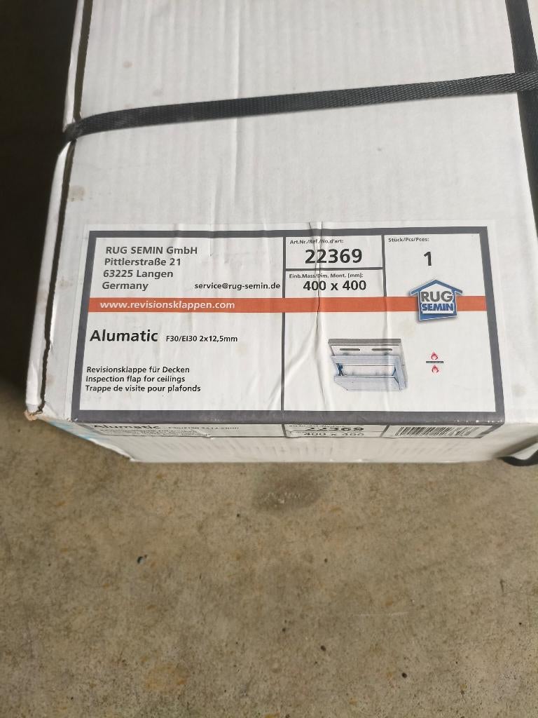 Tourluik voor brandbeveiliging 40x40, Ophalen, Nieuw, Overige materialen, Overige typen