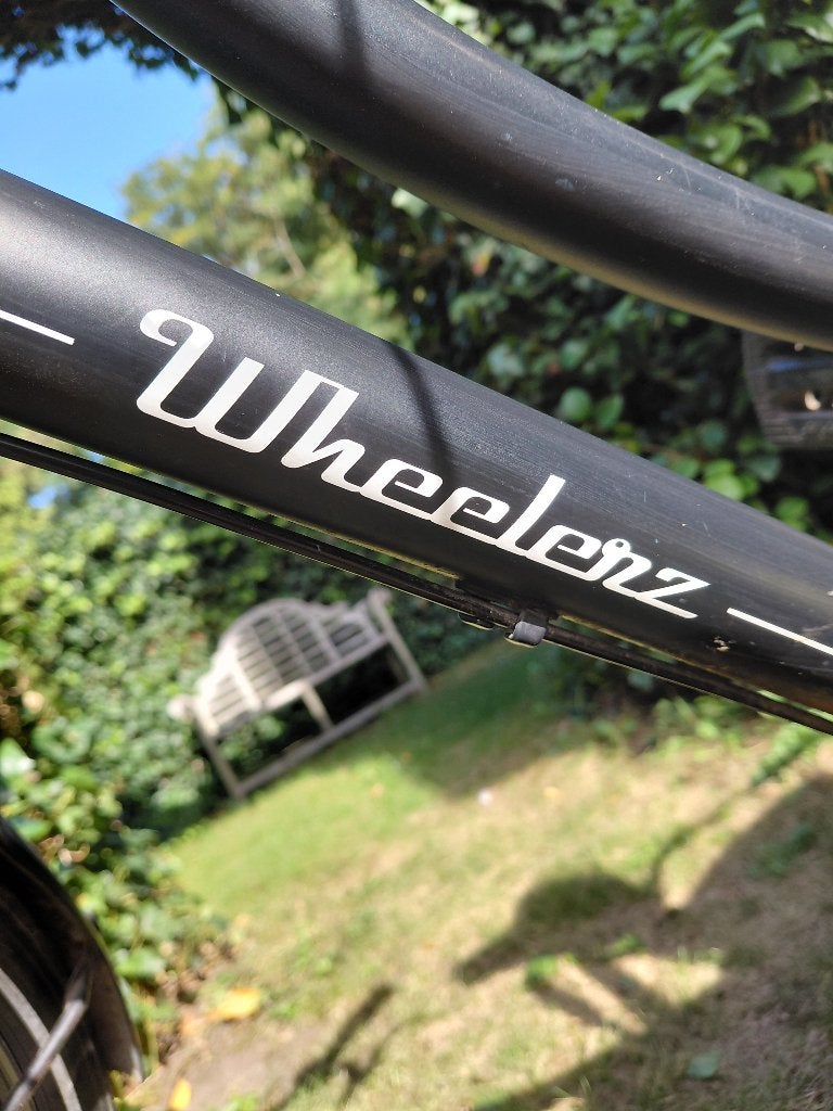 Zwarte damesfiets cargo 26 inch, Enlèvement, Utilisé, Frein à rétropédalage, Autres marques