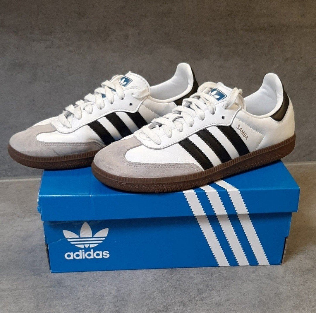 Adidas originals/Sneakers laag/Samba OG/Maat 39 1/3, Kleding | Dames, Adidas, Wit, Ophalen of Verzenden, Zo goed als nieuw