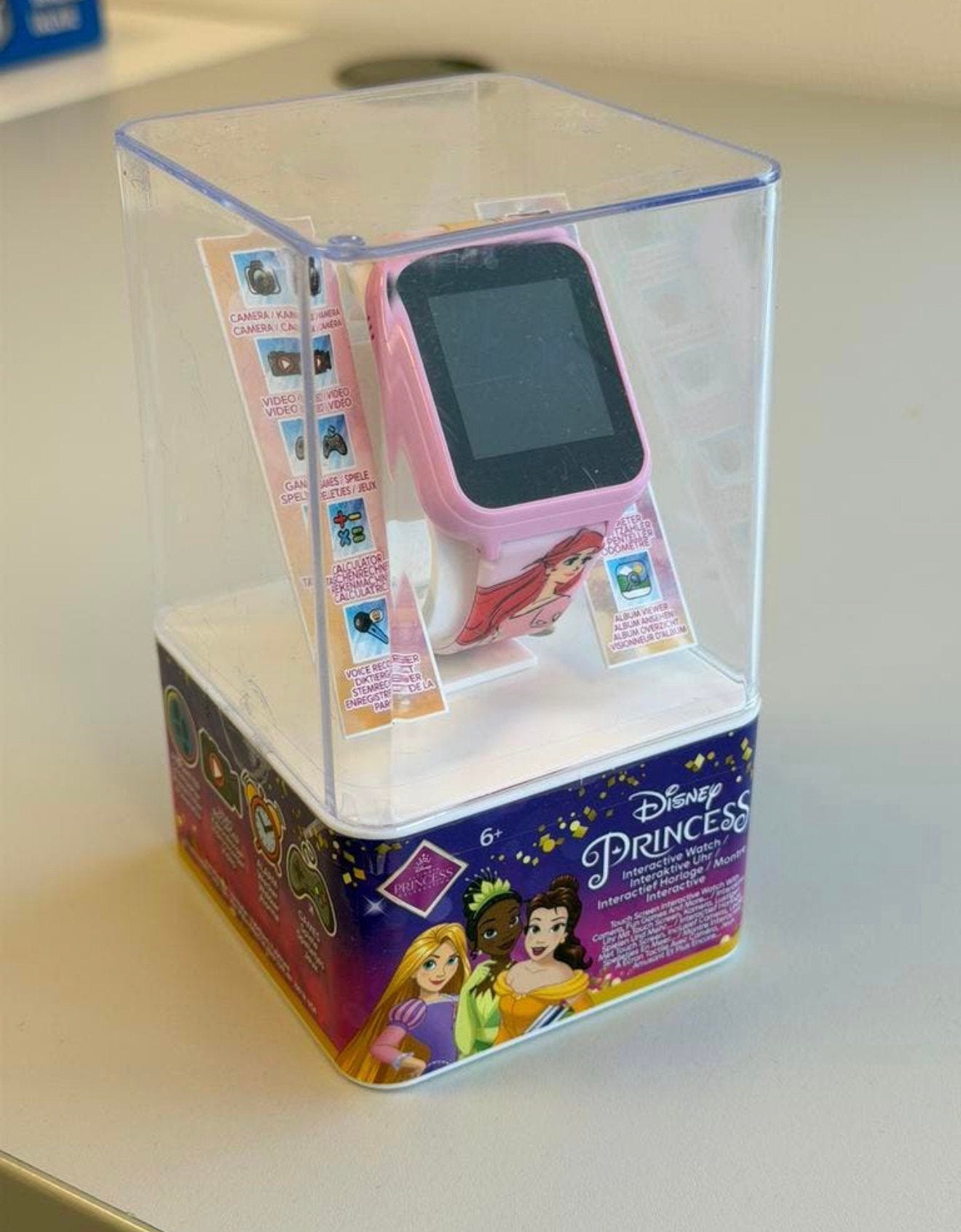 Disney Princess Kinder Smartwatch Roze NIEUW kind-horloge, Ophalen of Verzenden, Nieuw, Roze, Meisje
