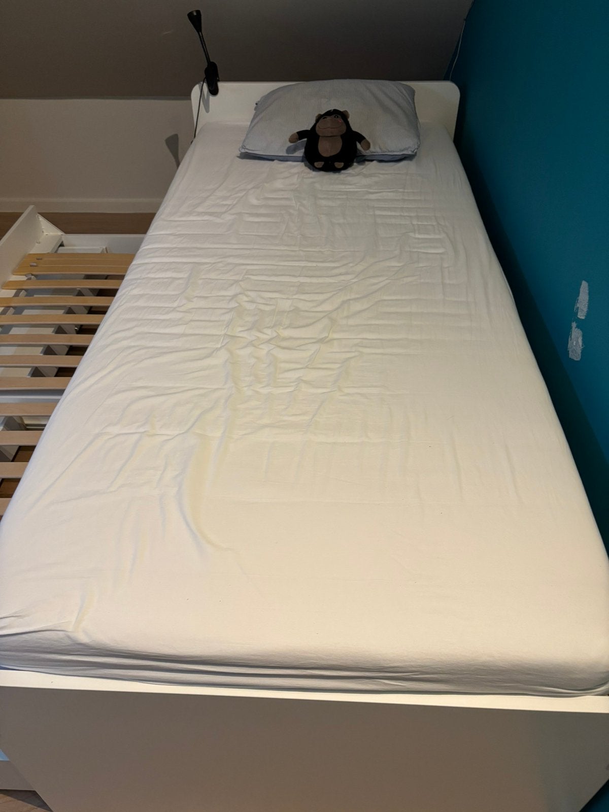 Tiener bed, Ophalen, Gebruikt, 90 cm, Eenpersoons