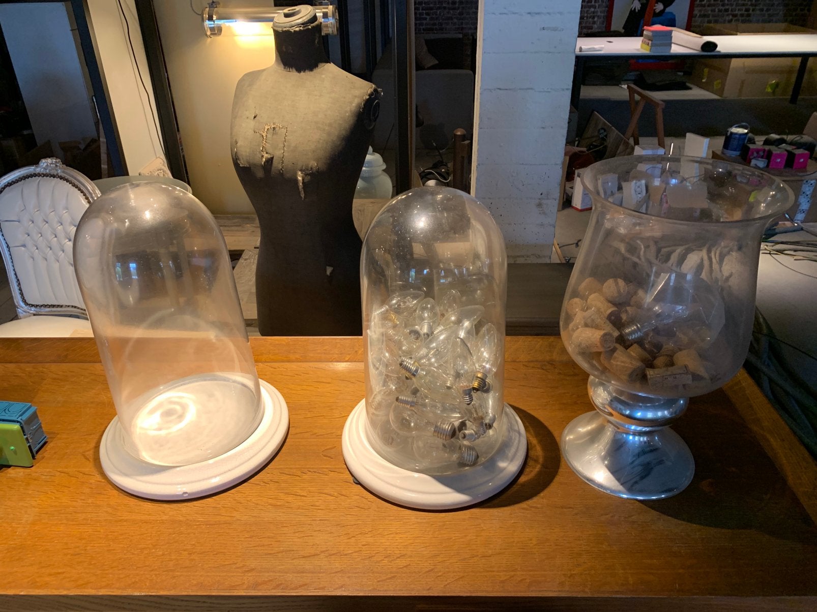 Vintage Stolpen, Huis en Inrichting, Ophalen, Zo goed als nieuw