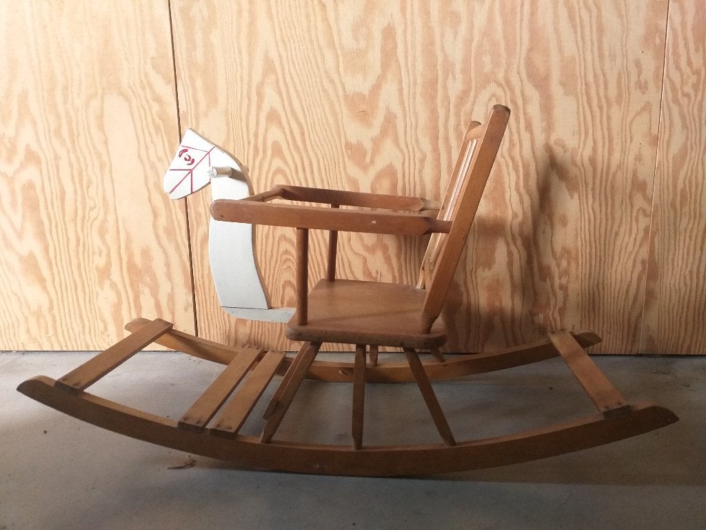 oud hobbelpaard speelgoed hout, Kinderen en Baby's, Speelgoed | Hobbelfiguren, Ophalen, Gebruikt