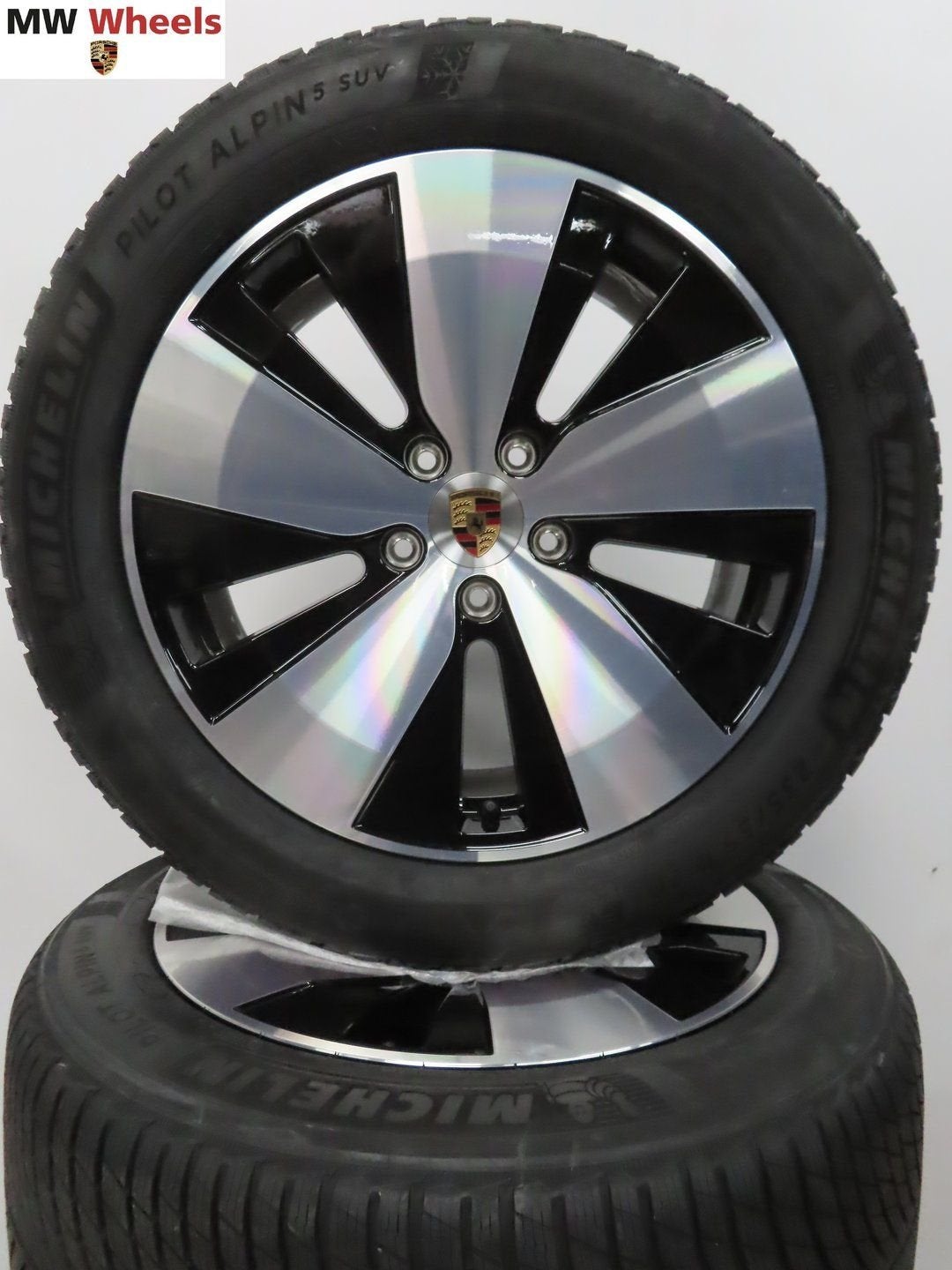 Originele Porsche Macan EV 20 inch velgen winterbanden nieuw, Auto-onderdelen, -, 285 mm, -, Banden en Velgen