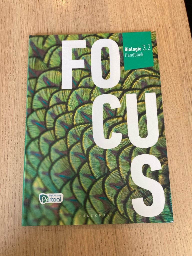 Focus Biologie 3.2 Handboek, Neuf, Biologie, Secondaire, Pelckmans