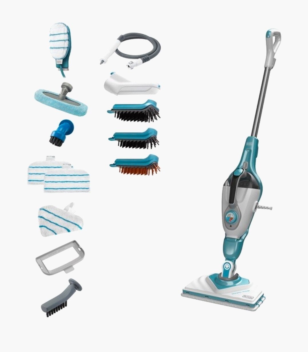 BLACK+DECKER BHSM1610DSM-QS Stoomreiniger 1600W, Electroménager, Vapeurs, Enlèvement ou Envoi, Comme neuf, Nettoyeur à vapeur