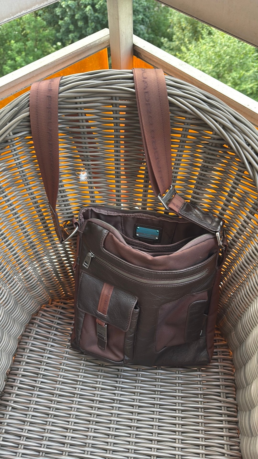 Sac bandoulière, Enlèvement, Comme neuf, Brun