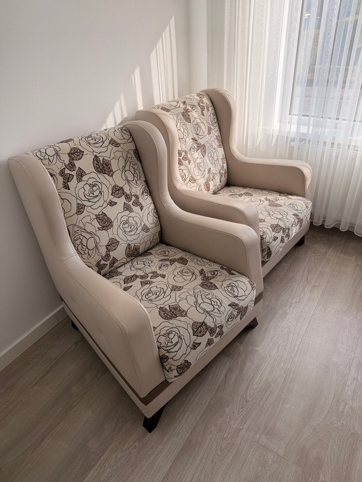 Magnifique ensemble de 2 fauteuils Istikbal —Country/Classic, Maison & Meubles, Fauteuils, Moins de 75 cm, Klassiek, Utilisé, 75 à 100 cm