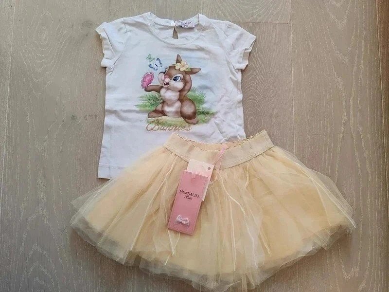 Monnalisa setje stampertje, Enfants & Bébés, Vêtements de bébé | Taille 86, Neuf, Enlèvement ou Envoi, Ensemble, Monnalisa