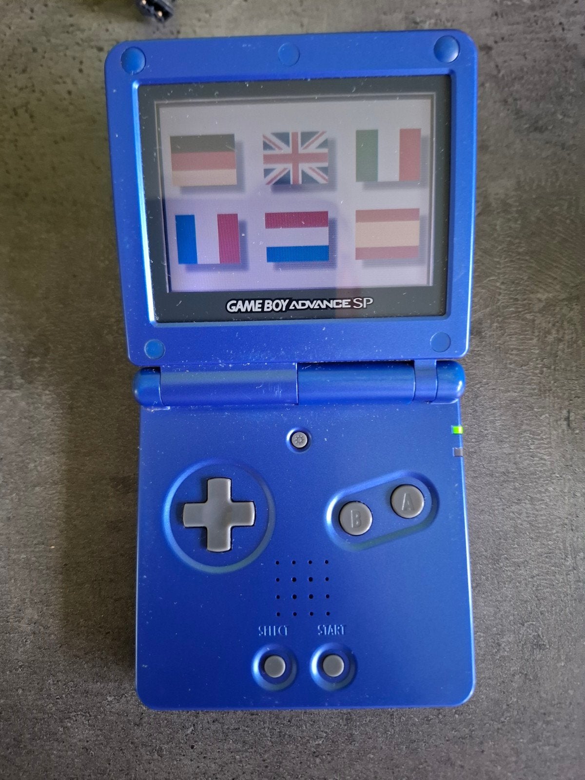 Gameboy advance SP, Games en Spelcomputers, Spelcomputers | Nintendo Game Boy, Ophalen, Gebruikt, Game Boy Advance SP, Met games