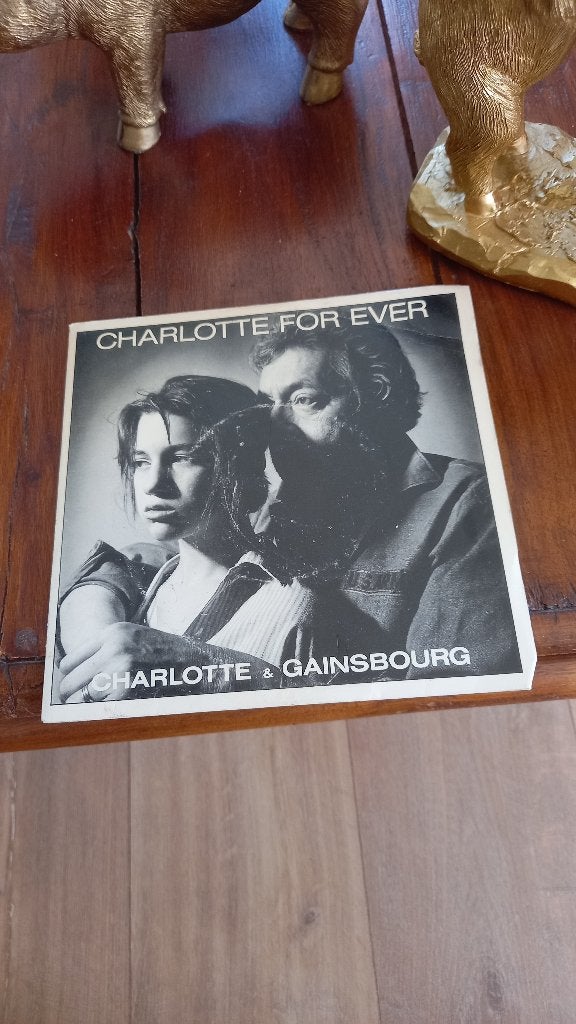 vinyl (45T) serge gainsbourg & charlotte "charlotte forever", Ophalen, Zo goed als nieuw, Pop